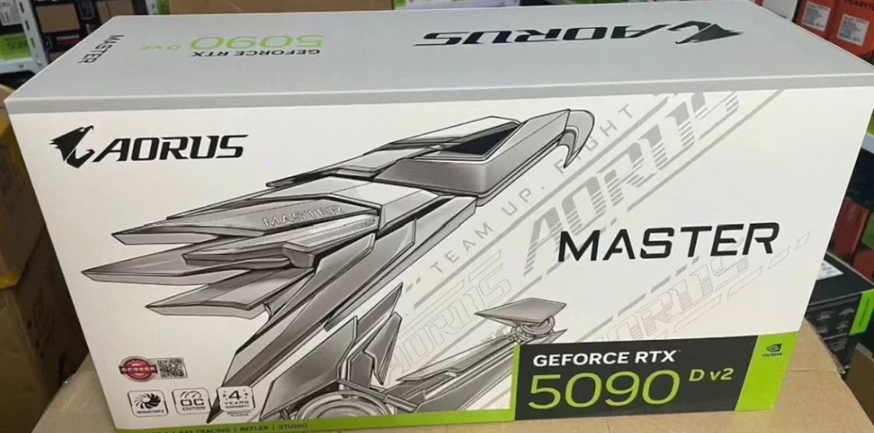 GIGABYTE GeForce RTX 5090 D V2 24GB AERO OC Graphics Card