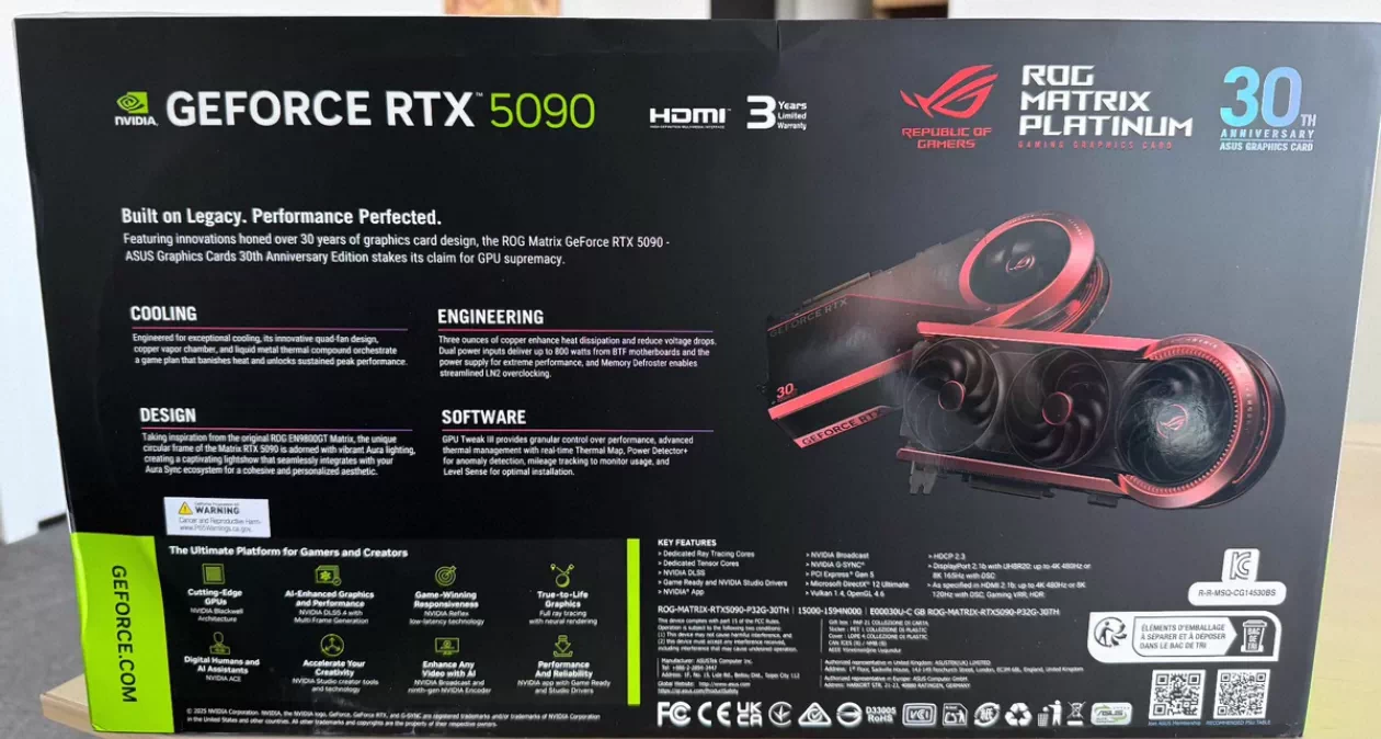 ASUS    5090 32GB  OC Edition  HACKER