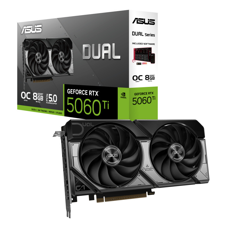 ASUS Dual GeForce RTX 5060 Ti 8GB OC Edition