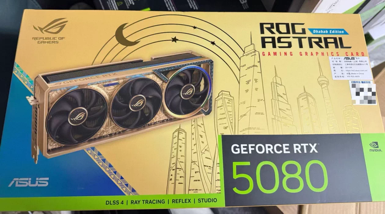 ASUS ROG ASTRAL  5080 16GB OC Edition GOLD