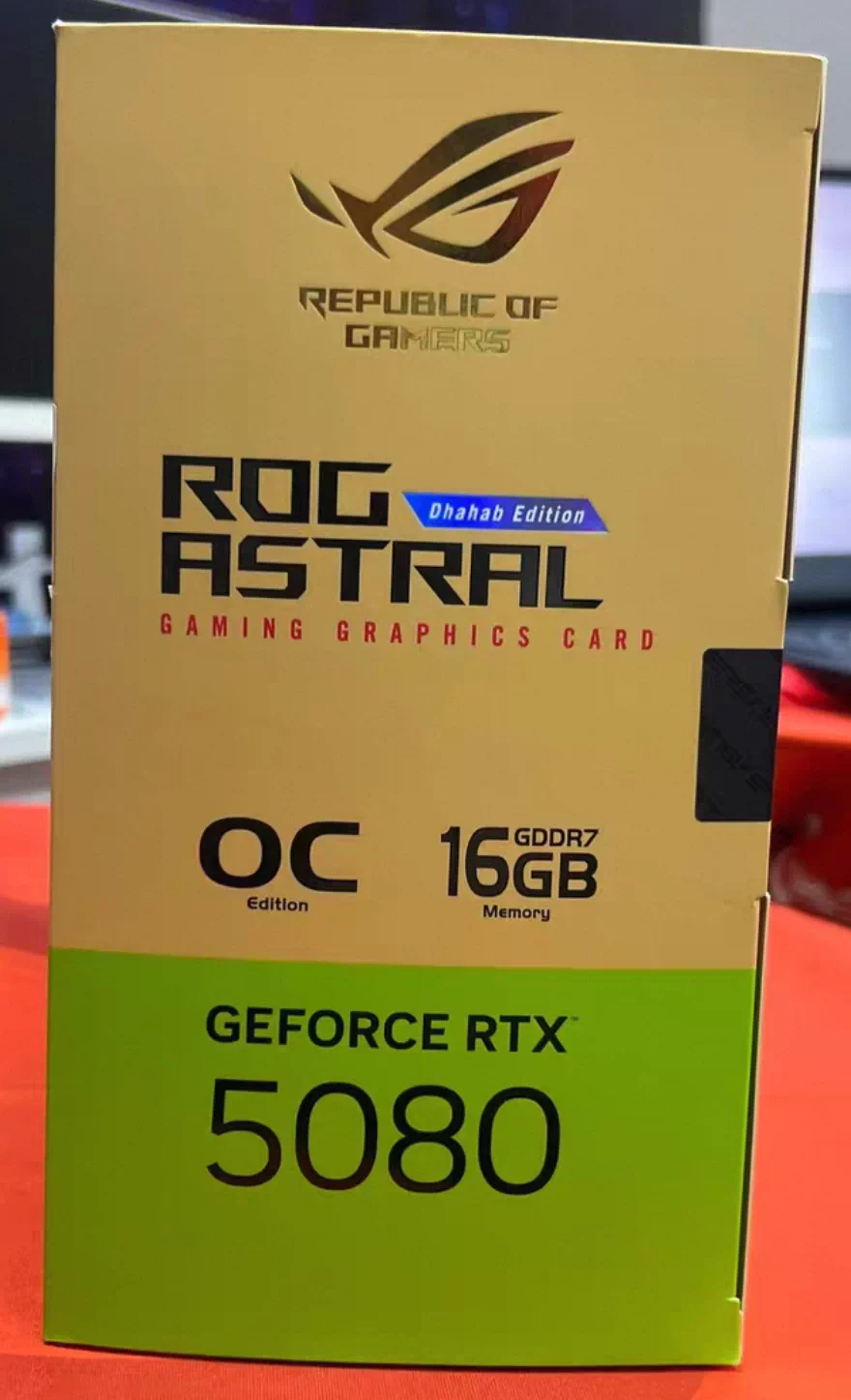 ASUS ROG ASTRAL  5080 16GB OC Edition GOLD