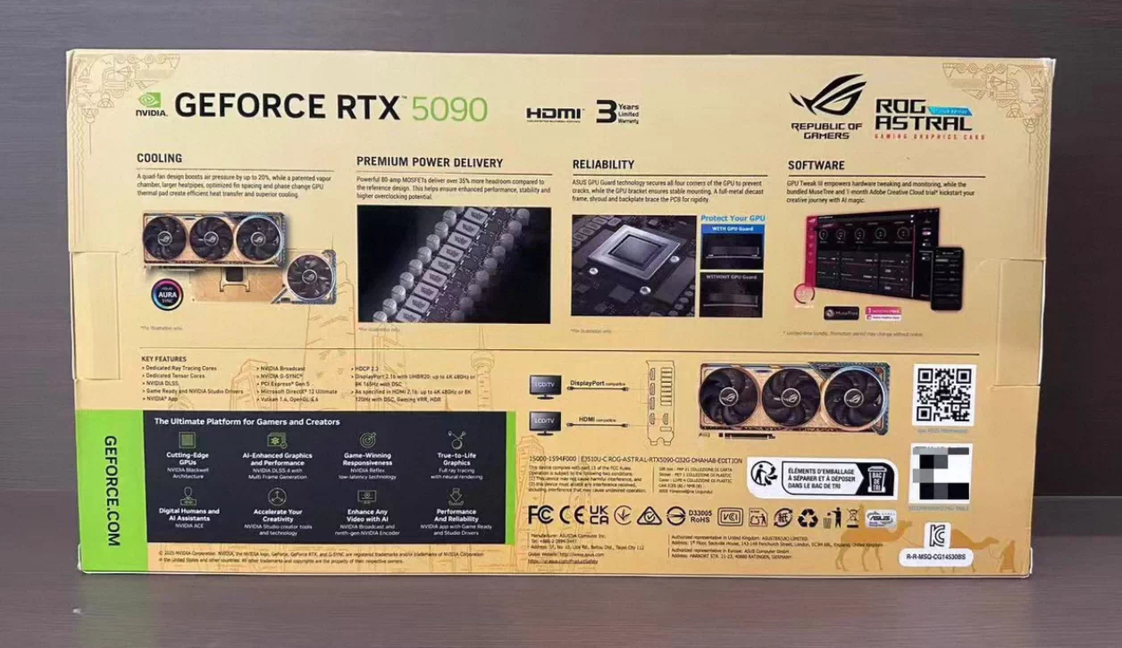 ASUS   5090 32GB OC Edition GOLD