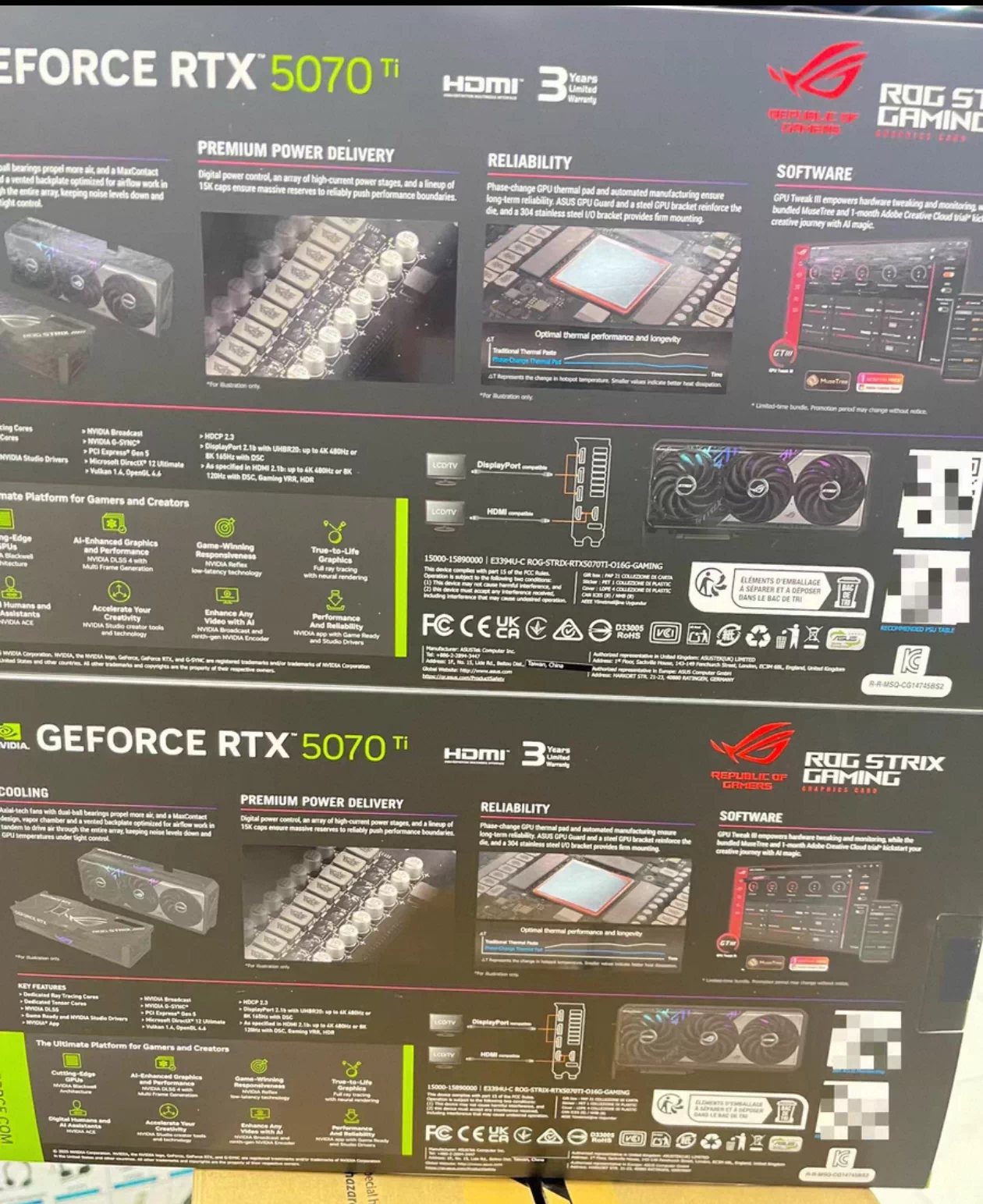 ASUS ROG Strix  5070 Ti 16GB OC Edition