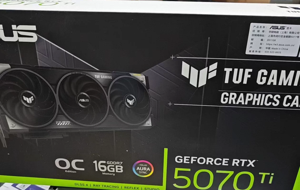 ASUS TUF Gaming  5070 Ti 16GB  OC Edition