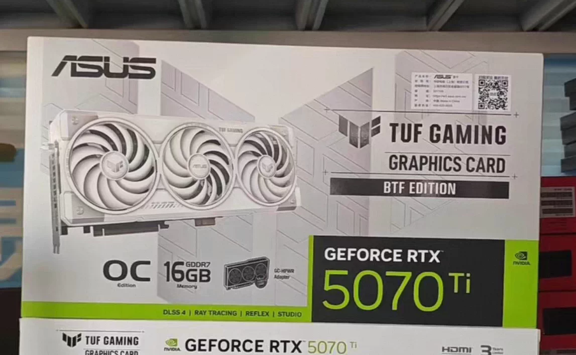 ASUS TUF Gaming  5070 Ti 16GB White OC BTF