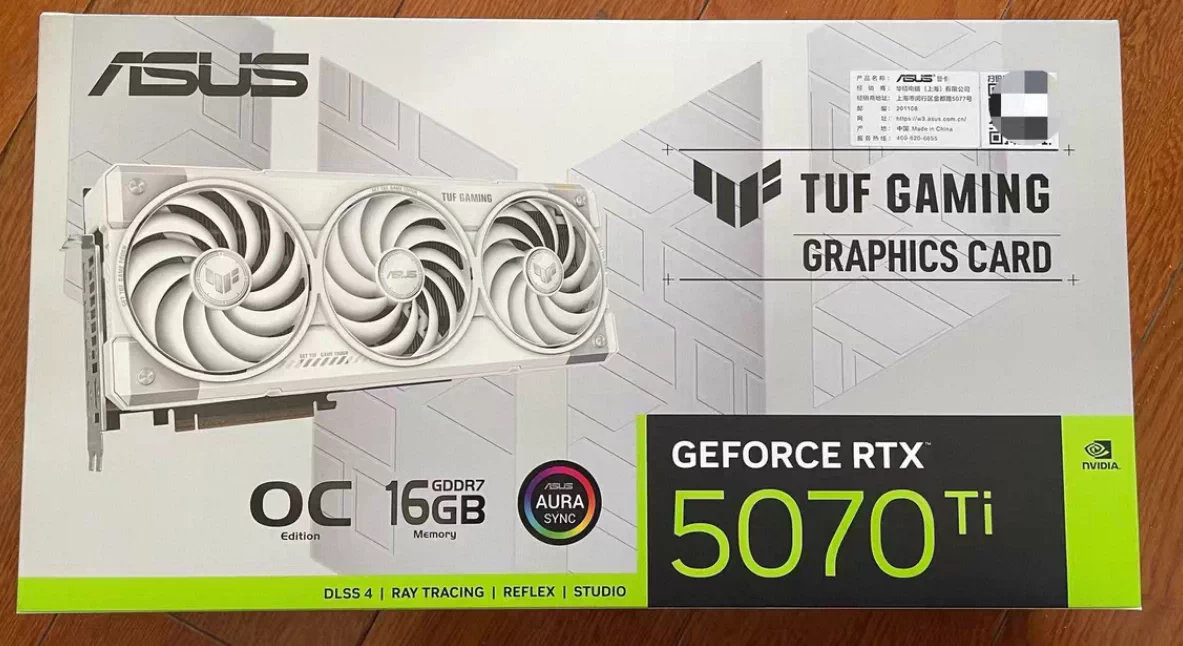 ASUS TUF Gaming  5070 Ti 16GB White OC Edition