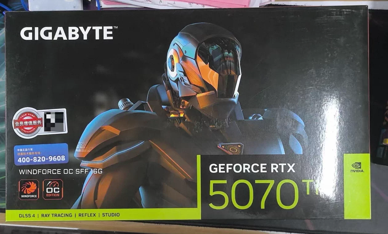 GIGABYTE 5070 Ti WINDFORCE OC 16G