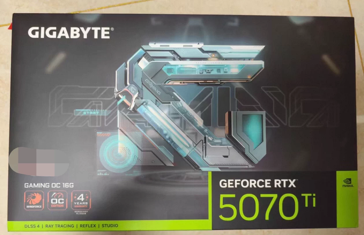 GIGABYTE RTX 5070Ti GAMING OC 16G