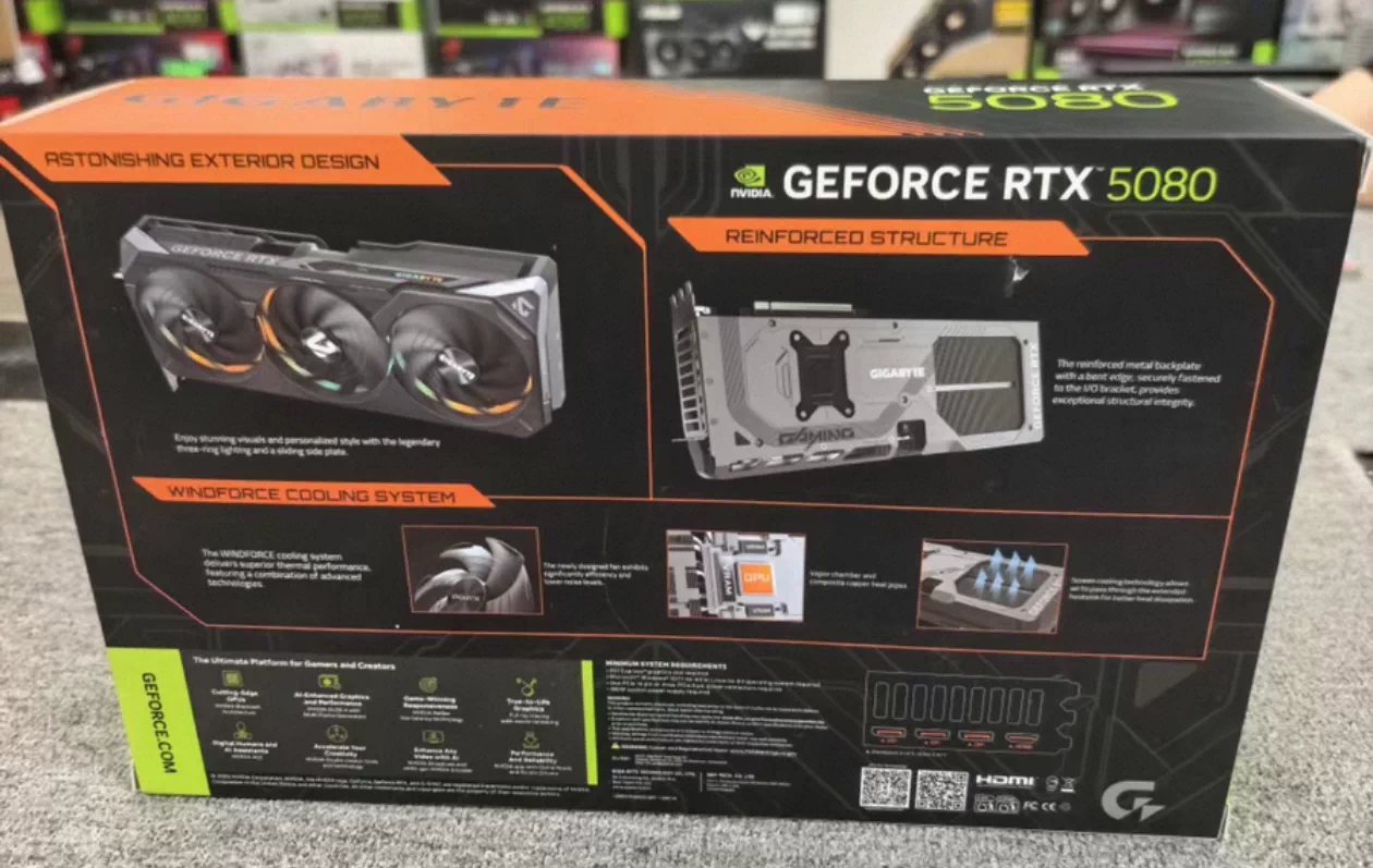 GIGABYTE GeForce RTX 5080 GAMING OC 16G