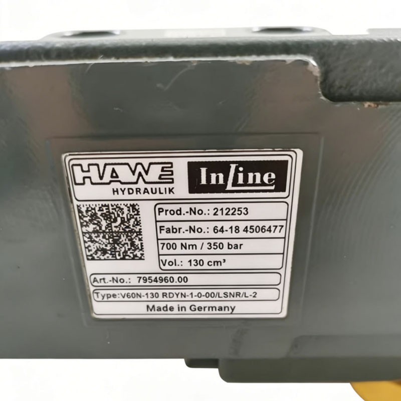 HAWE Hydraulic Pump V60N‑130RDYN‑1‑0‑00/LSNR/L‑2
