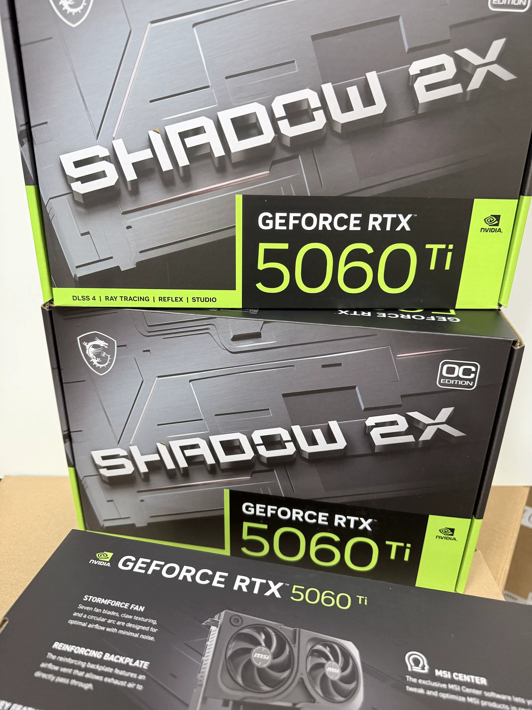 MSI GeForce RTX 5060 Ti 8G SHADOW 2X OC