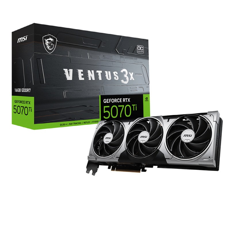 MSI GeForce RTX 5070 Ti 16G VENTUS 3X OC