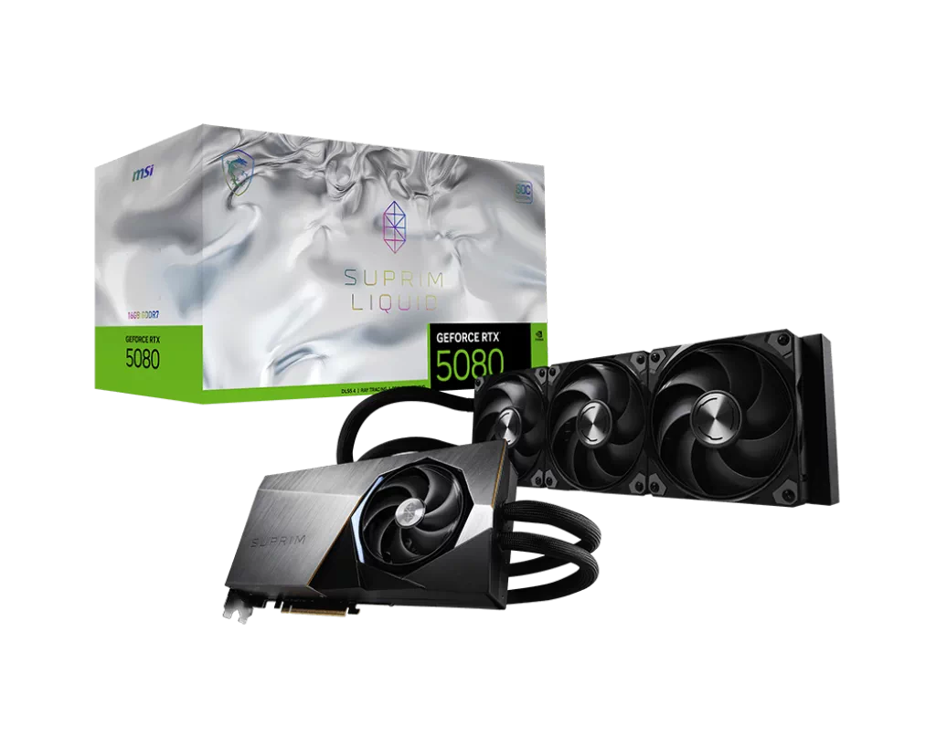 MSI GeForce RTX 5080 16G SUPRIM LIQUID OC