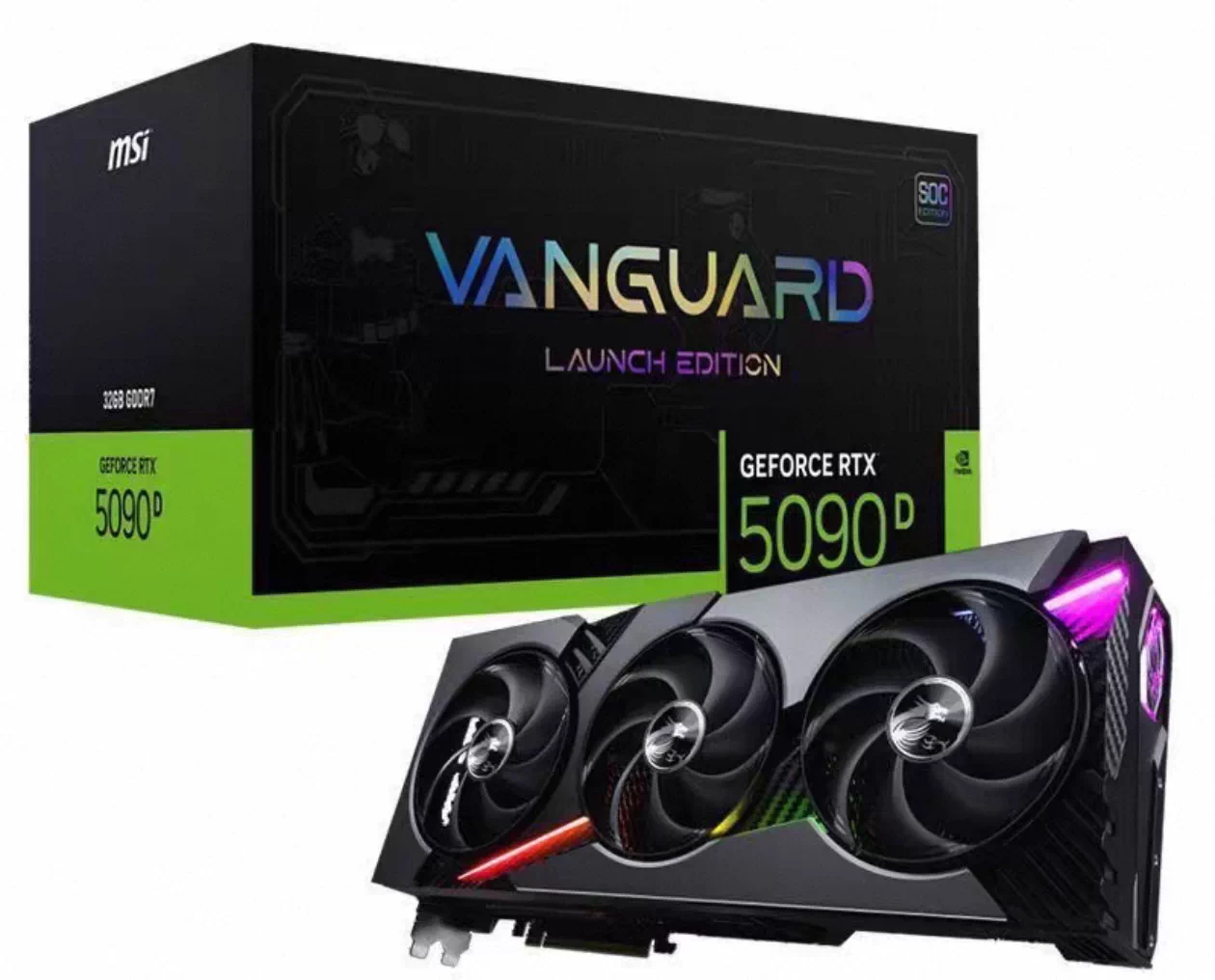 MSI GeForce RTX 5090 32G SUPRIM LIQUID SOC