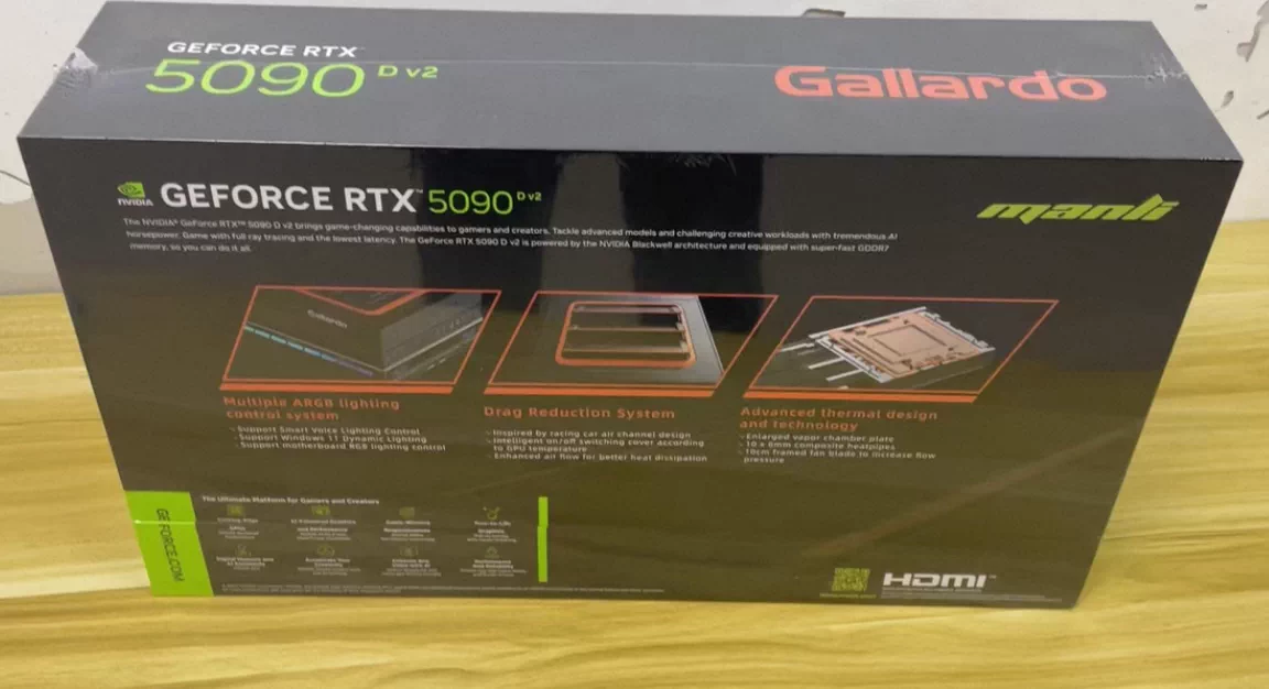 Manli GeForce RTX 5090 D V2 24GB