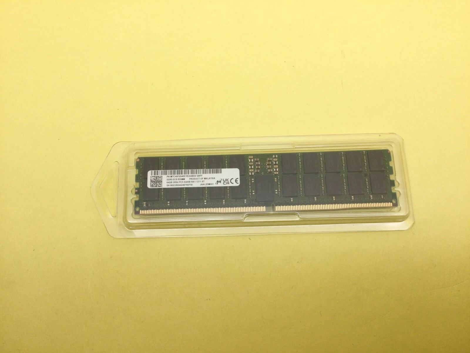 Micron 64GB DDR5-6400 ECC RDIMM