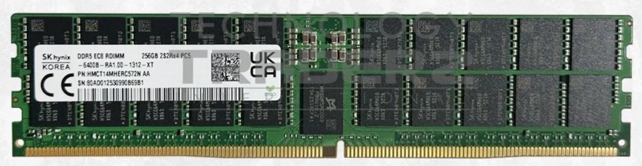 SK 256GB DDR5-6400 ECC RDIMM