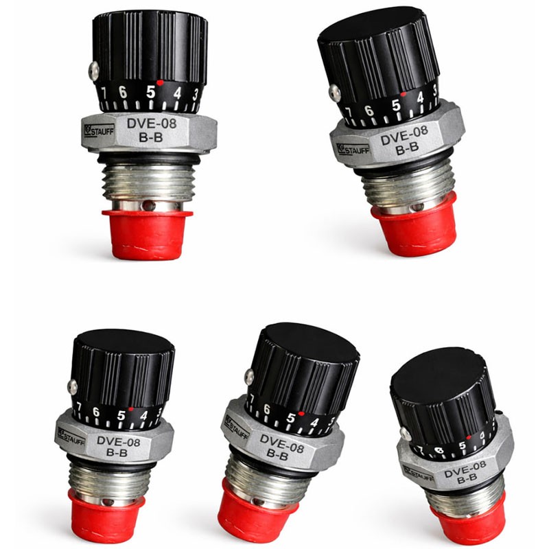 STAUFF Hydraulic Throttle Valve DVE-08-B-B Flow Control Valve for Industrial Applications