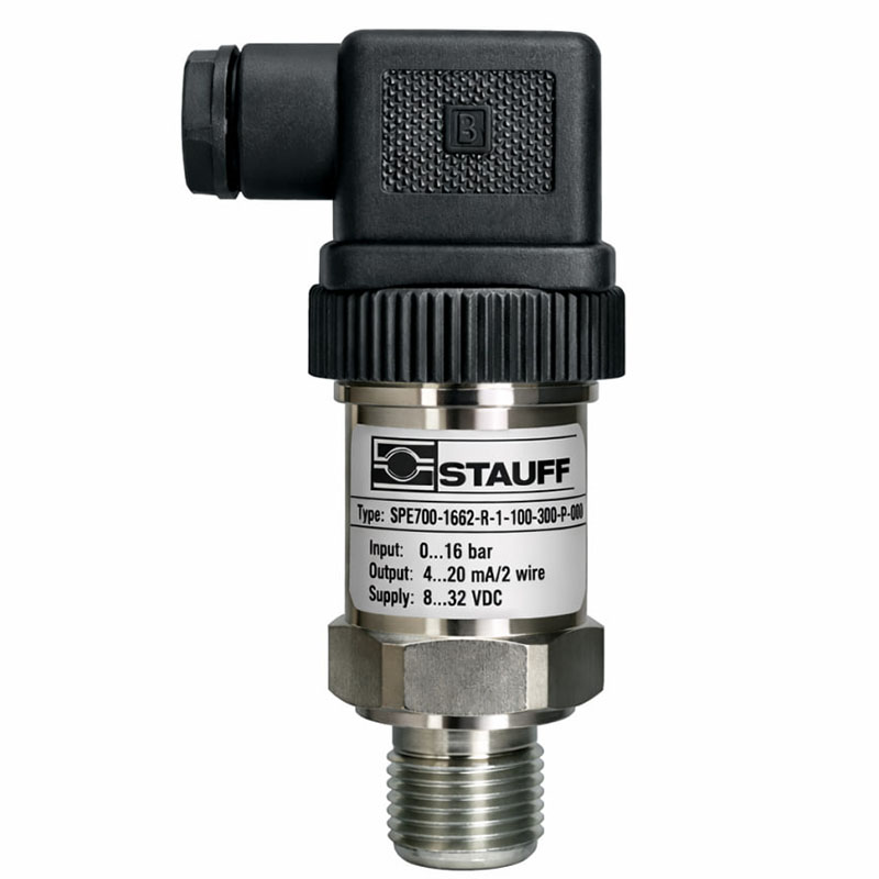 STAUFF Pressure Sensor SPE700-1602-R-1-5-100-300-P-000 0–300 Bar Industrial Pressure Transmitter