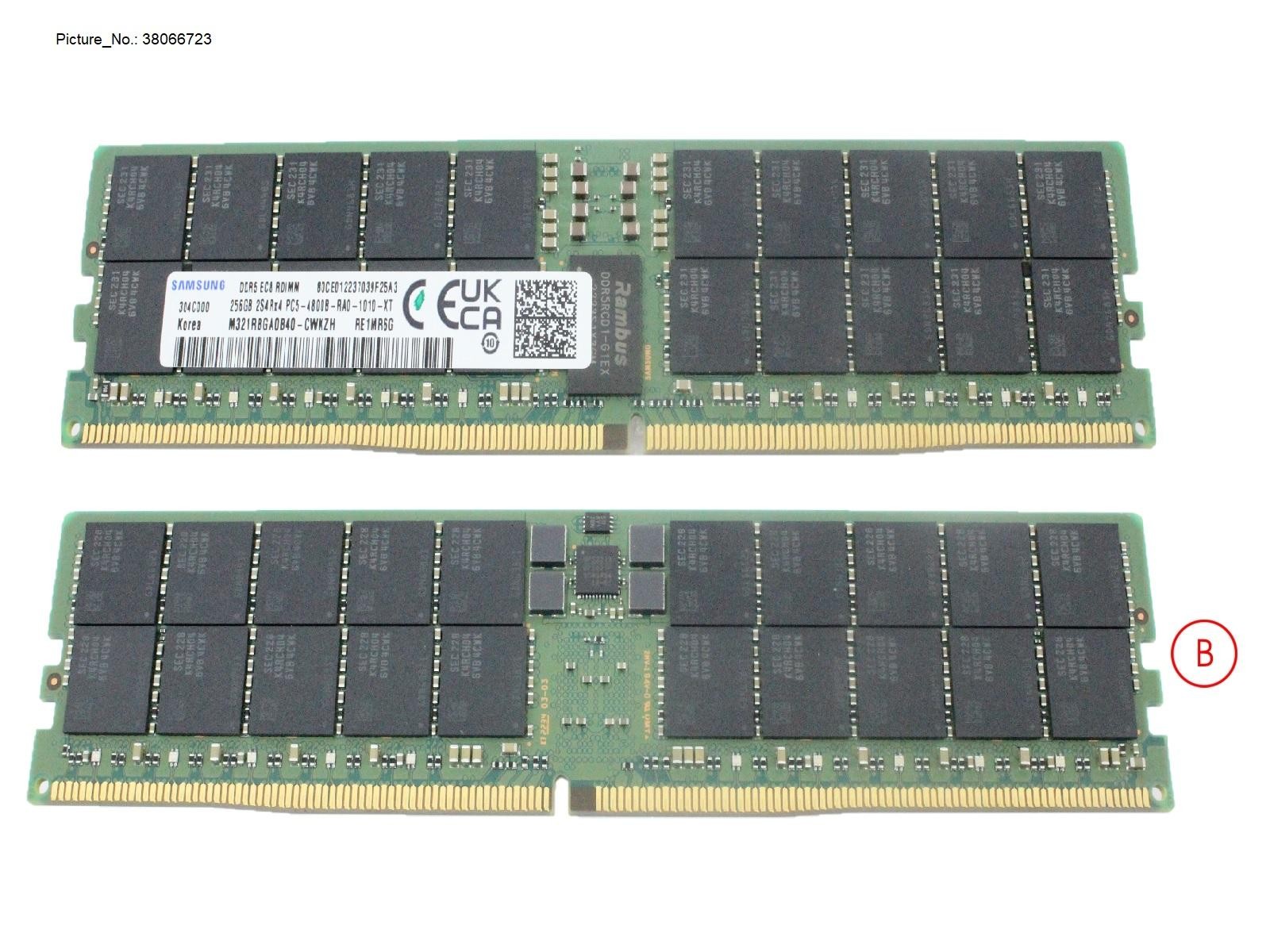 Samsung DDR5 3DS RDIMM 256GB
